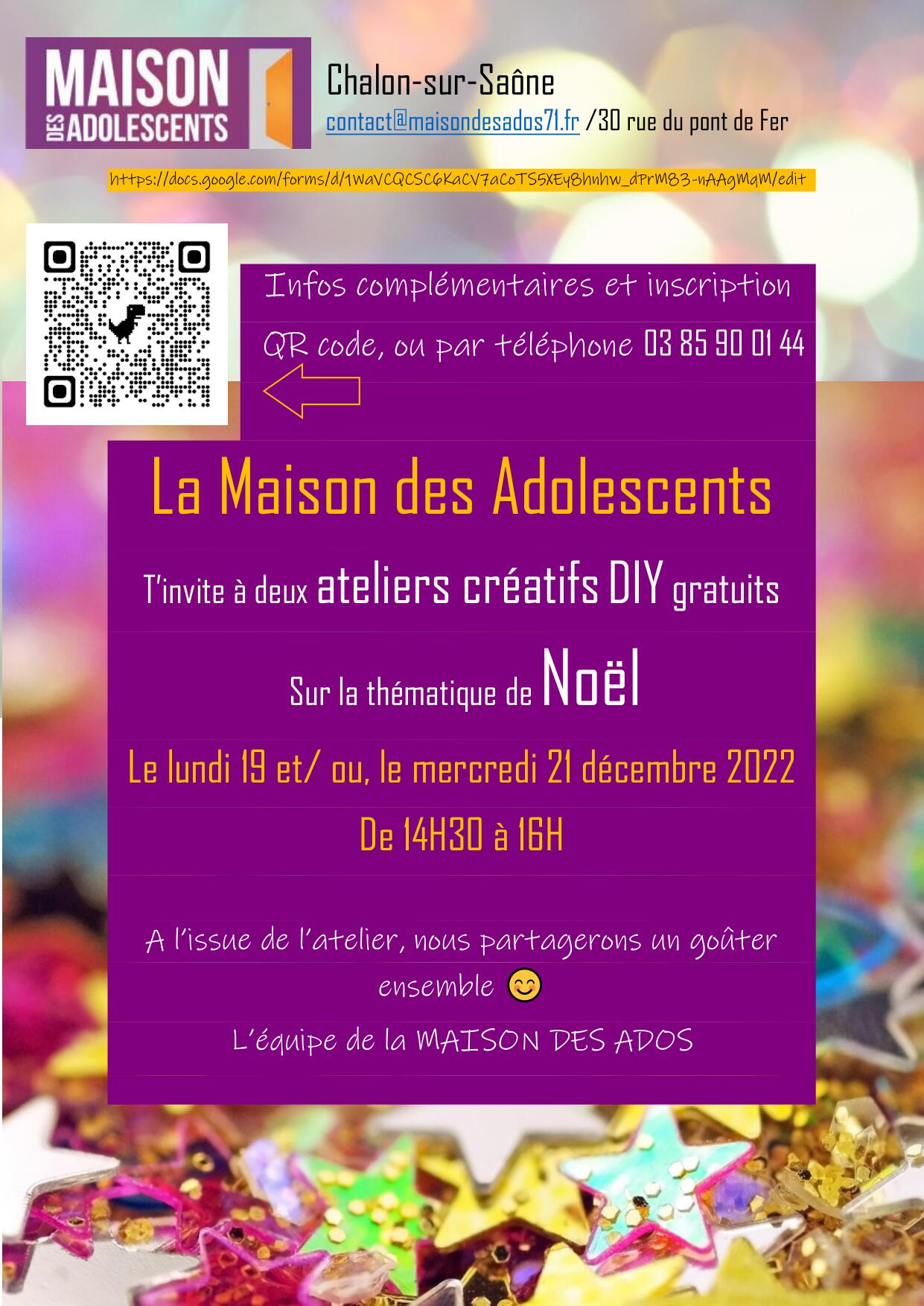 CHALON - ATELIERS DE NOEL