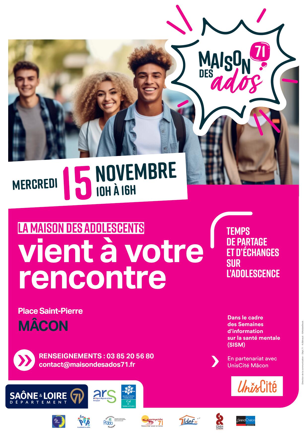 MACON - La Maison des Adolescents vient à votre rencontre