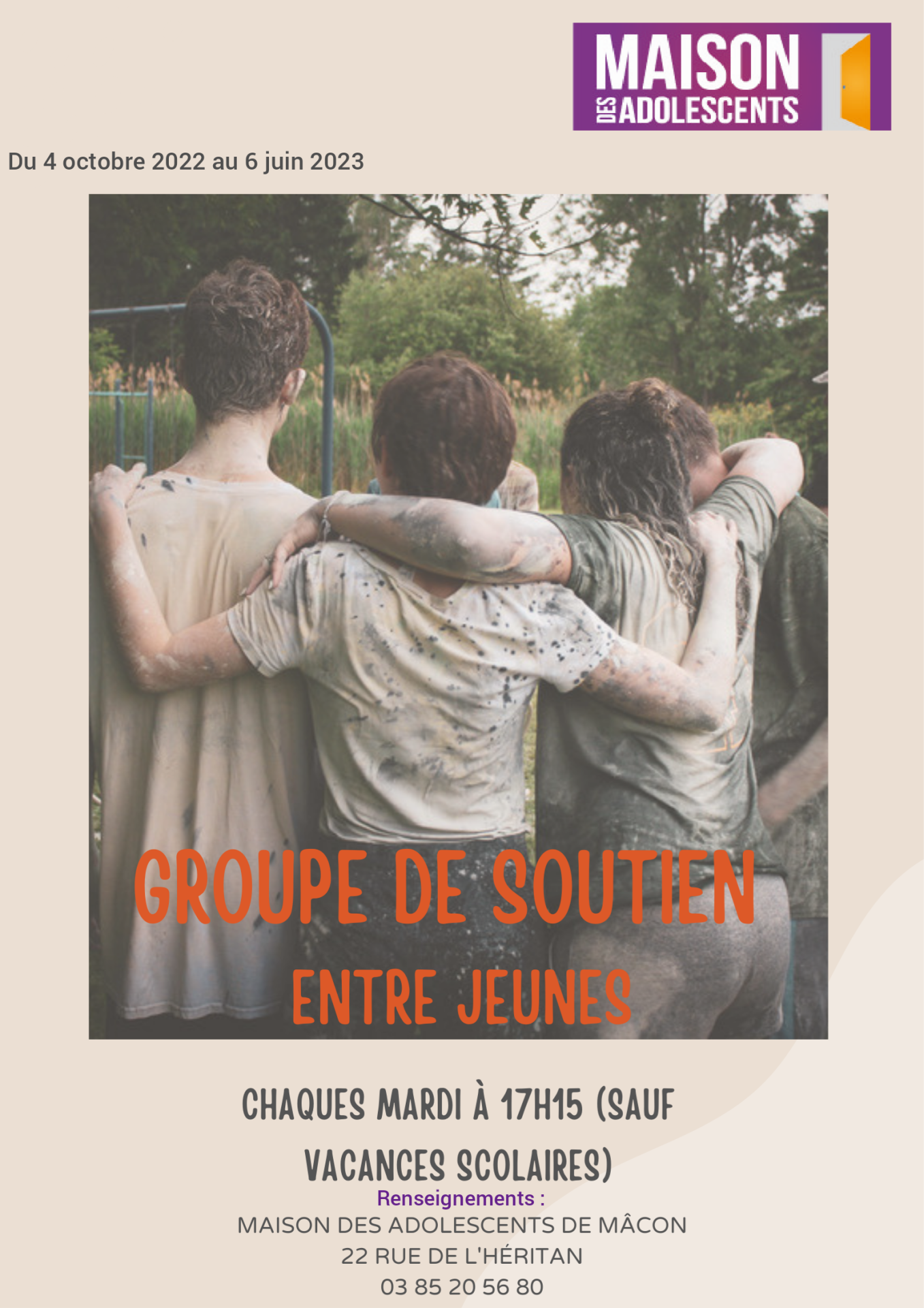 MACON - GROUPE DE SOUTIEN ENTRE JEUNES