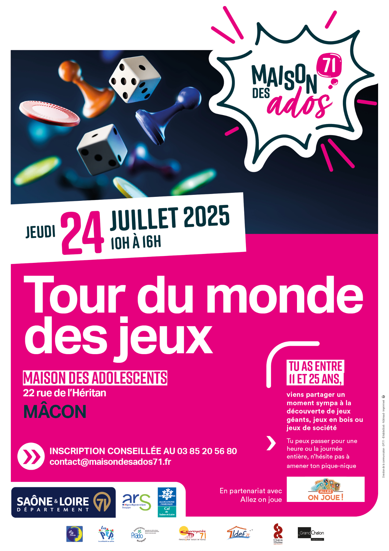 MACON - PROGRAMME DES ACTIVITES ETE 2025