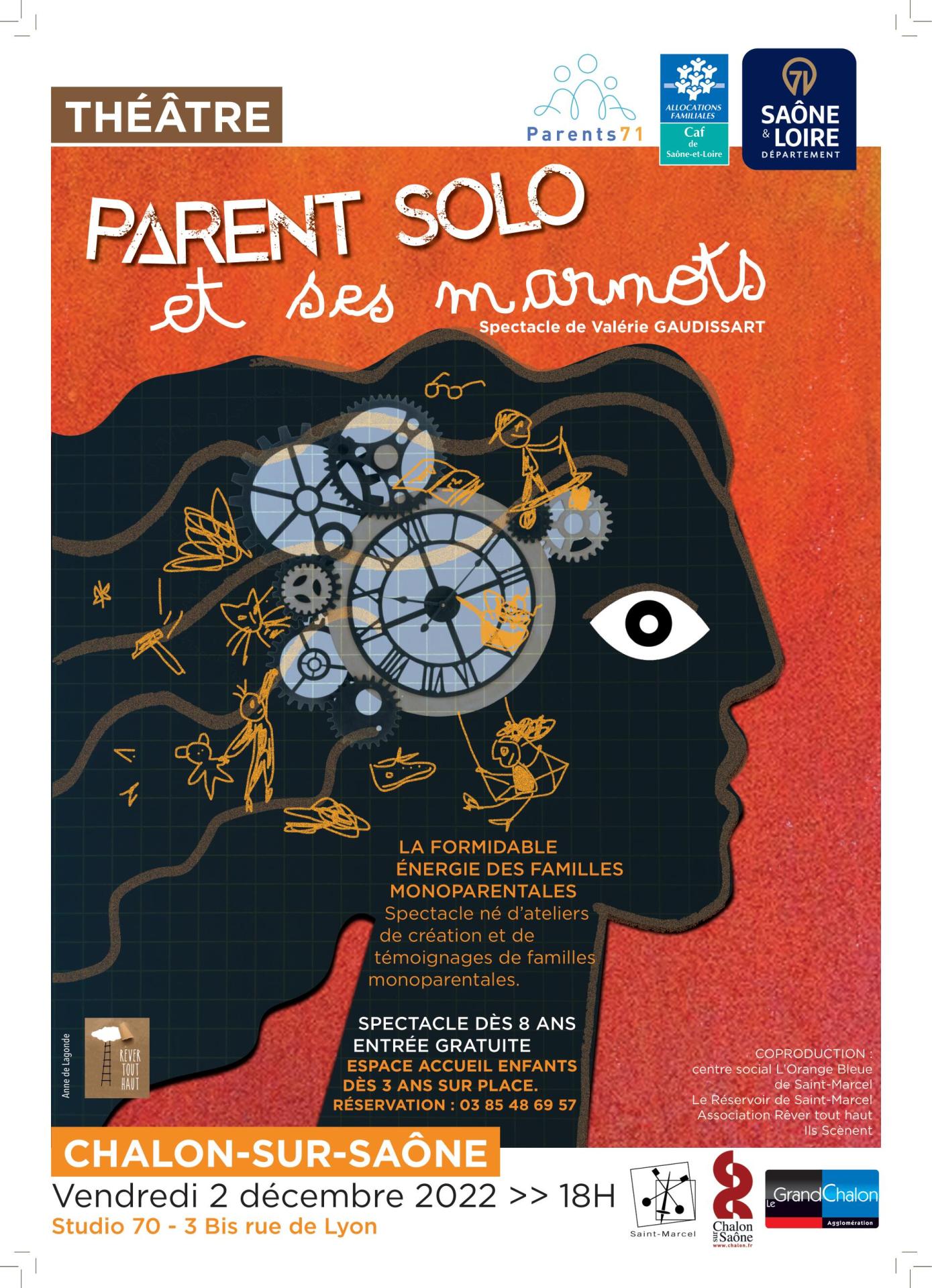 PARENTS 71 - CHALON SUR SAONE - PIECE DE THEATRE