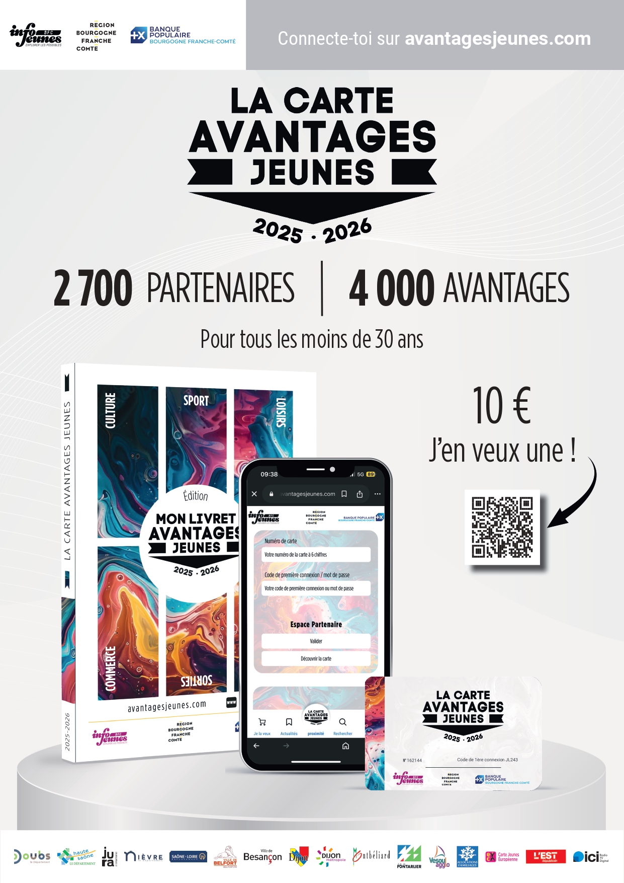 Retour de la Carte Avantages Jeunes sur notre territoire 