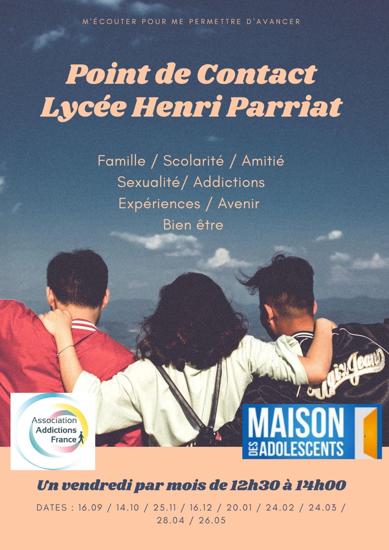 Points de contact avec le lycée Henri Parriat à Montceau